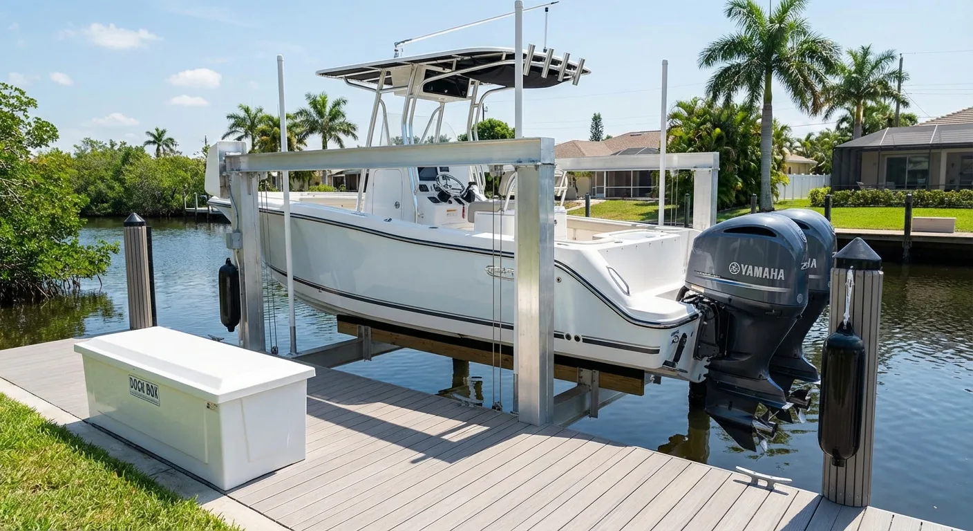 Dock and boat lift construction Pasco County FL
