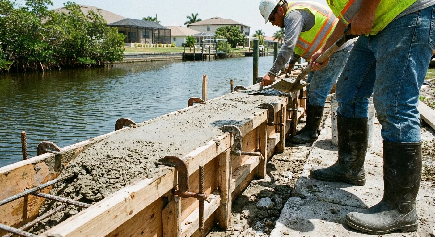 seawall cap repair Tarpon Springs FL