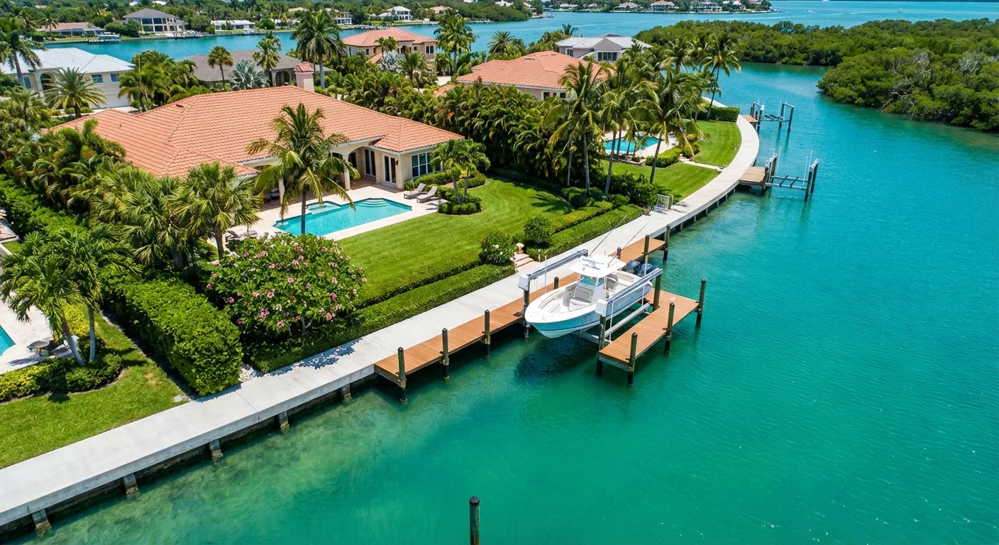 waterfront home protected Bayonet Point FL